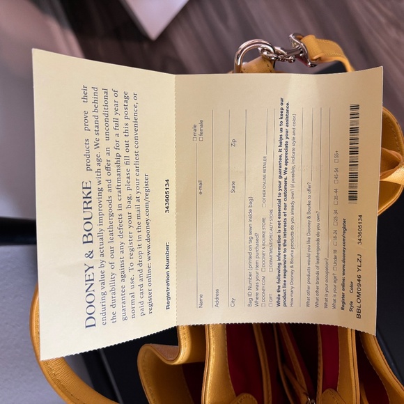 Dooney & Bourke Floral Bag - Yellow, Orange, and Red - Picture 12 of 12